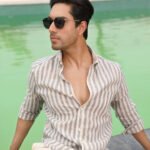 Ocean Blue Striped Pre-Washed Linen Cotton Premium Casual Shirt