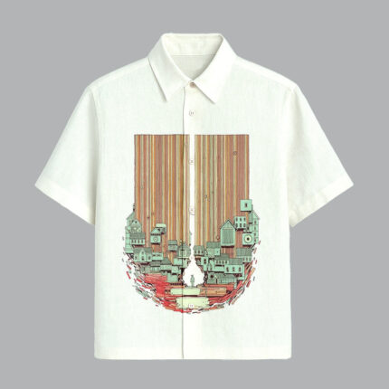 Pista Printed Half Sleeve Shirt for Men Fresh Casual Summer Wear